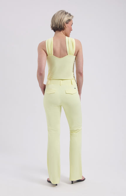 Lady Day Travel Top Natalie Butter Yellow L24-375-3224 Stretchshop.nl