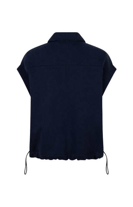 Red Button Jacket Bodil Scuba Dark Blue SRB4795 Stretchshop.nl