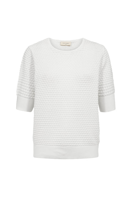 Freequent Trui Fqdodo SS Star Offwhite 126810 Stretchshop.nl