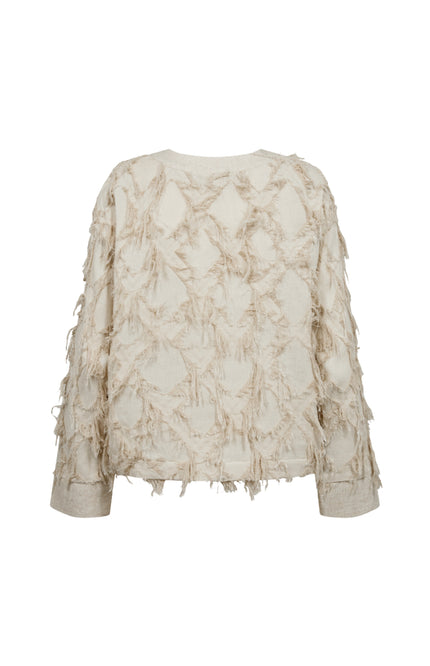 Freequent Jacket Fqfolly Moonbeam Melange 208157 Stretchshop.nl