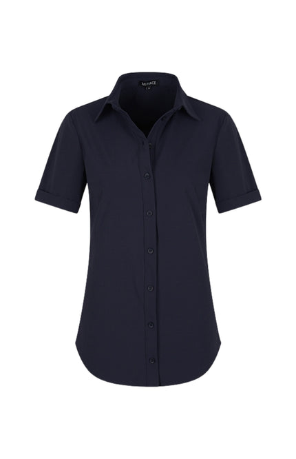 Mi Piace Travel Blouse Navy 202031 Stretchshop.nl