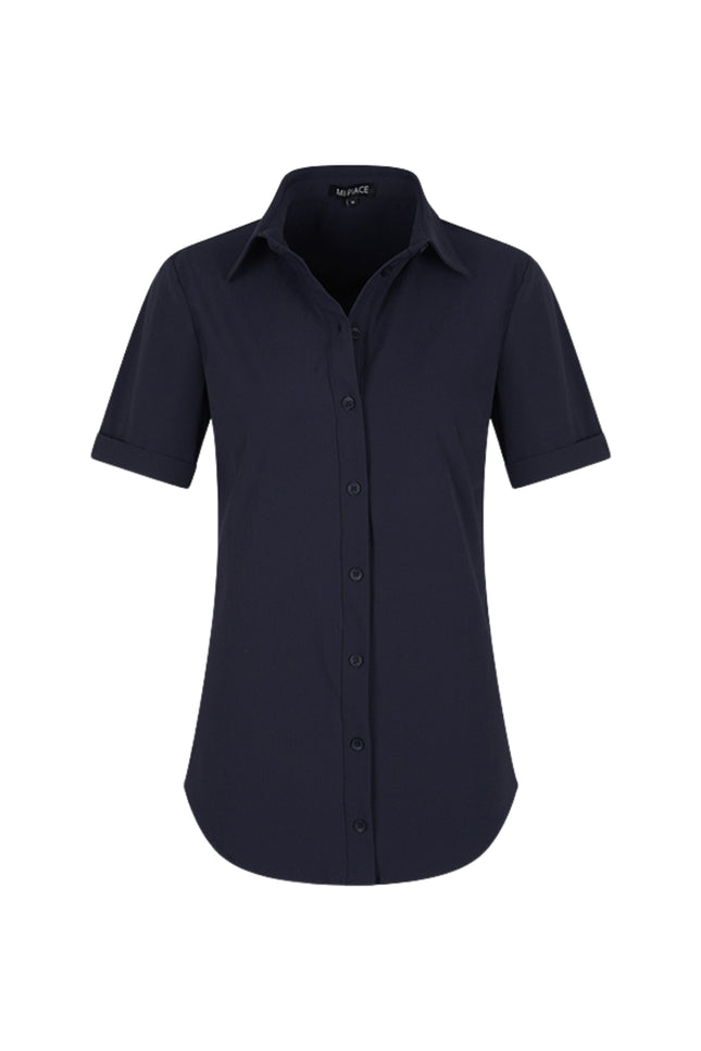 Mi Piace Travel Blouse Navy 202031 Stretchshop.nl
