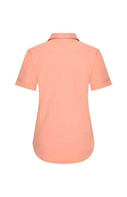 Mi Piace Travel Blouse Peach Amber 202031 Stretchshop.nl