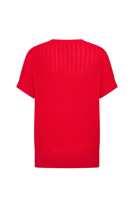Mi Piace Travel Top Ajour Red MP202848 Stretchshop.nl
