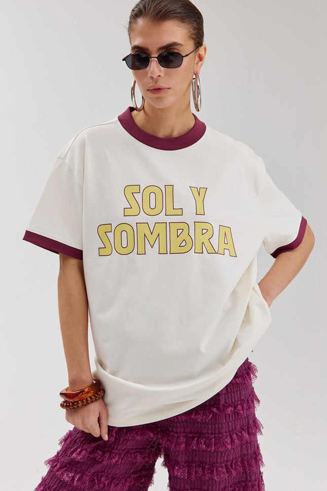Harper & Yve T-Shirt Sol Ecru HS6Y302 Stretchshop.nl