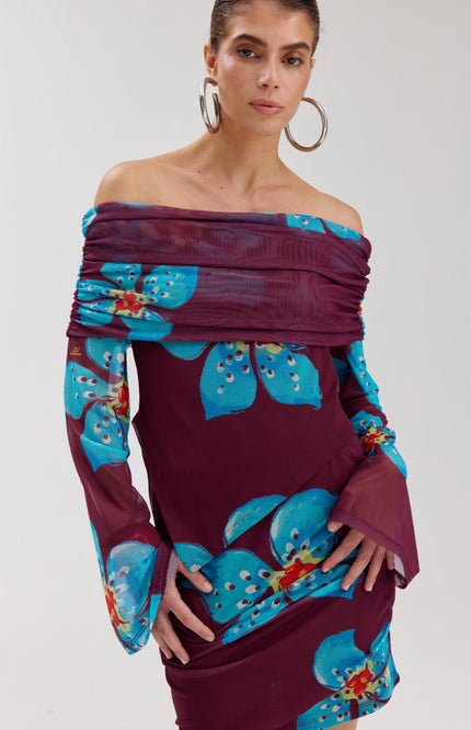 Harper & Yve Top Jesse Tropical Flower HS6T500 Stretchshop.nl