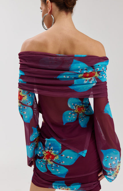 Harper & Yve Top Jesse Tropical Flower HS6T500 Stretchshop.nl