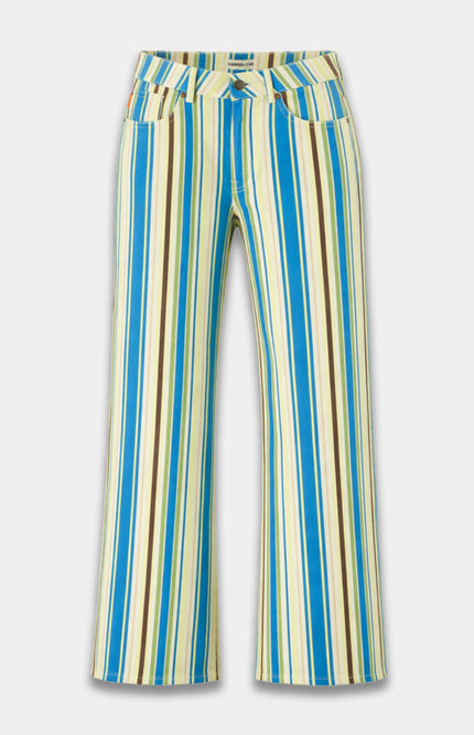 Harper & Yve Jeans Mayra Multi Stripe Blue HS6R103 Stretchshop.nl