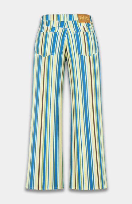 Harper & Yve Jeans Mayra Multi Stripe Blue HS6R103 Stretchshop.nl