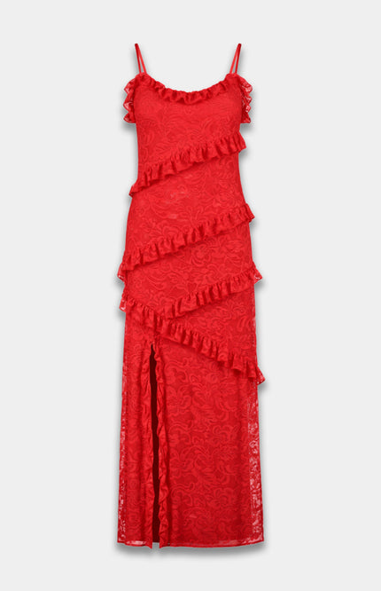 Harper & Yve Jurk Sammie Poppy Red HS6P910 Stretchshop.nl