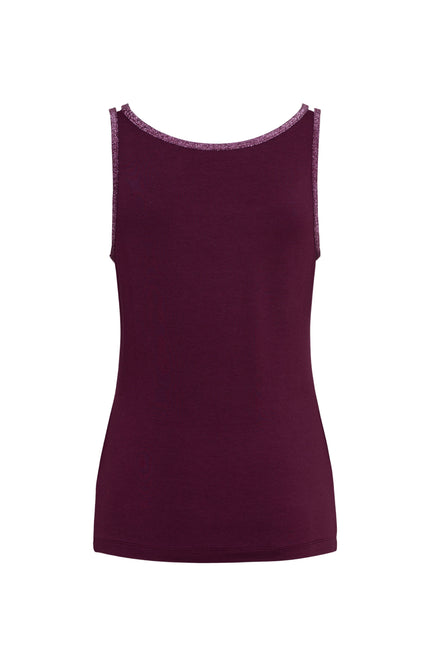 &Co woman Singlet Selly Plum SG112 Stretchshop.nl