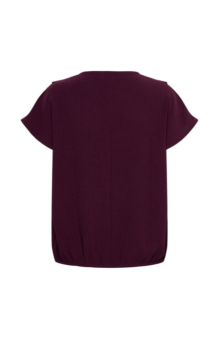 &Co woman Top Macy Plum TO362 Stretchshop.nl