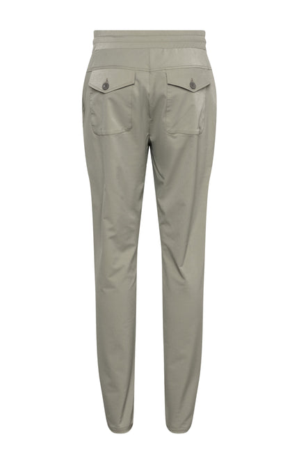 &Co woman Travel Broek Penny Khaki PA100-2 Stretchshop.nl