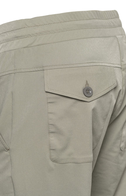 &Co woman Travel Broek Penny Khaki PA100-2 Stretchshop.nl