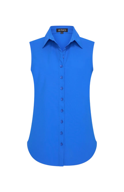 Mi Piace Travel Blouse Nautic Blue 202299 Stretchshop.nl