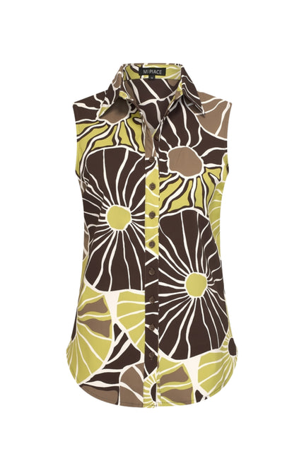 Mi Piace Travel Blouse Desert Anemone Print Sweet Pea 202299 Stretchshop.nl