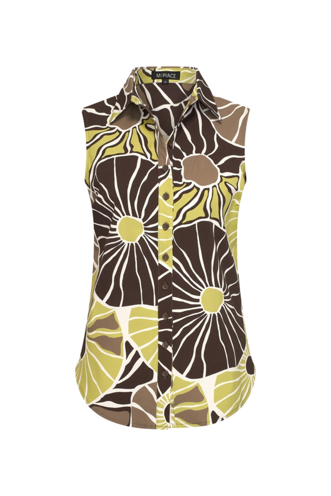 Mi Piace Travel Blouse Desert Anemone Print Sweet Pea 202299 Stretchshop.nl