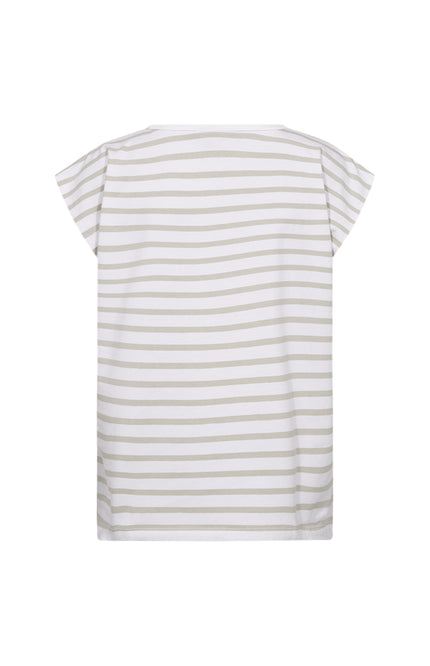 Freequent T-shirt Fqfenjal Brilliant White Moonbeam 208015 Stretchshop.nl
