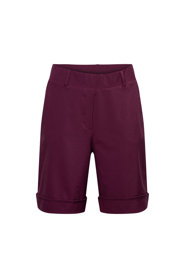 &Co woman Travel Short Philis Plum PA299 Stretchshop.nl