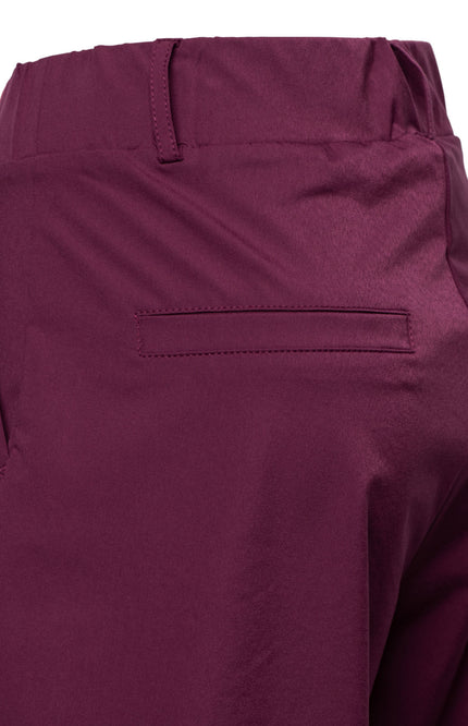 &Co woman Travel Short Philis Plum PA299 Stretchshop.nl