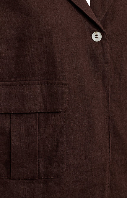 Freequent Gilet Fqlava Coffee Bean 208323 Stretchshop.nl