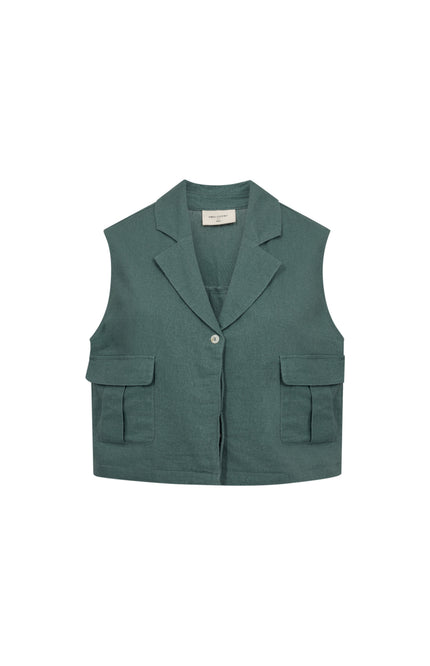 Freequent Gilet Fqlava Dark Forest 208323 Stretchshop.nl