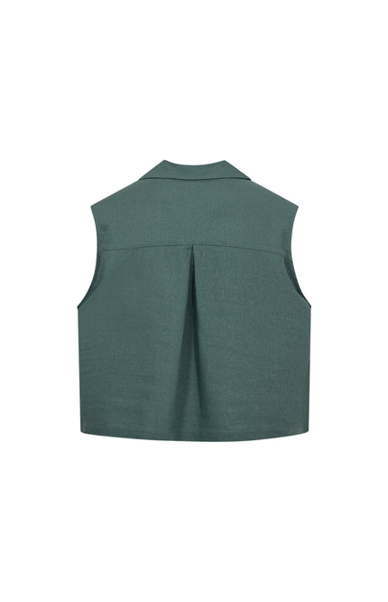 Freequent Gilet Fqlava Dark Forest 208323 Stretchshop.nl