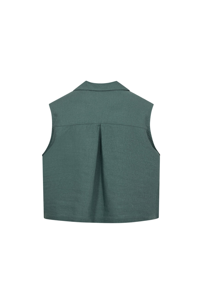 Freequent Gilet Fqlava Dark Forest 208323 Stretchshop.nl