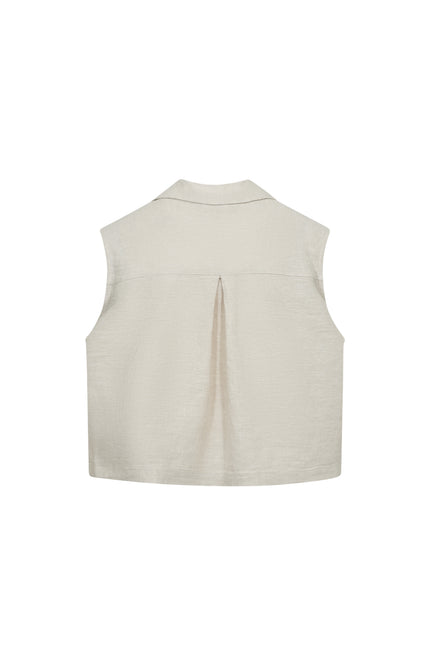 Freequent Gilet Fqlava Moonbeam Melange 208323 Stretchshop.nl