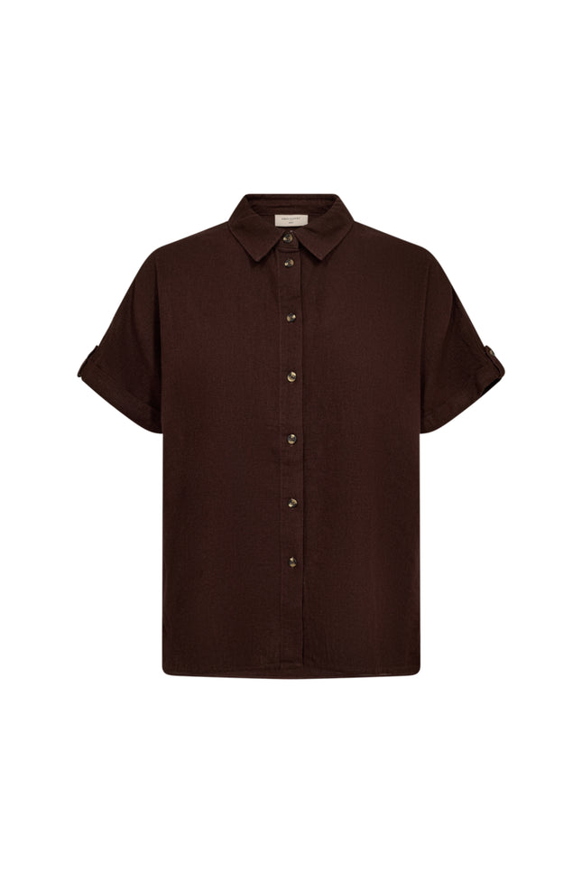 Freequent Blouse Fqlava Coffee Bean 127109 Stretchshop.nl