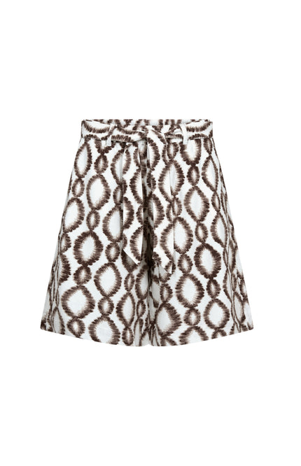 Freequent Short Fqlavisco Brilliant White Coffee Bean 208227 Stretchshop.nl