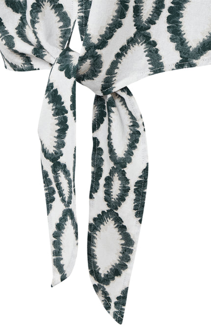 Freequent Blouse Fqlavisco Brilliant White Dark Forest 208226 Stretchshop.nl