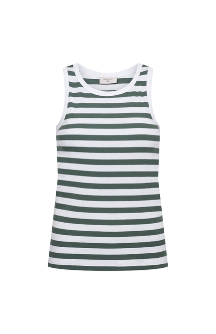 Freequent Top Fqeffy Brilliant White Dark Forest 203813 Stretchshop.nl