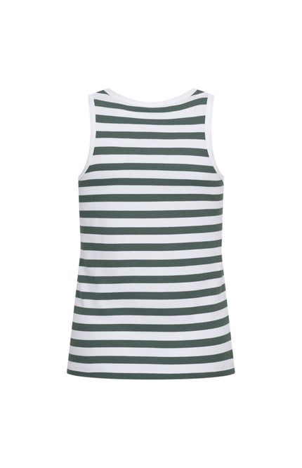 Freequent Top Fqeffy Brilliant White Dark Forest 203813 Stretchshop.nl