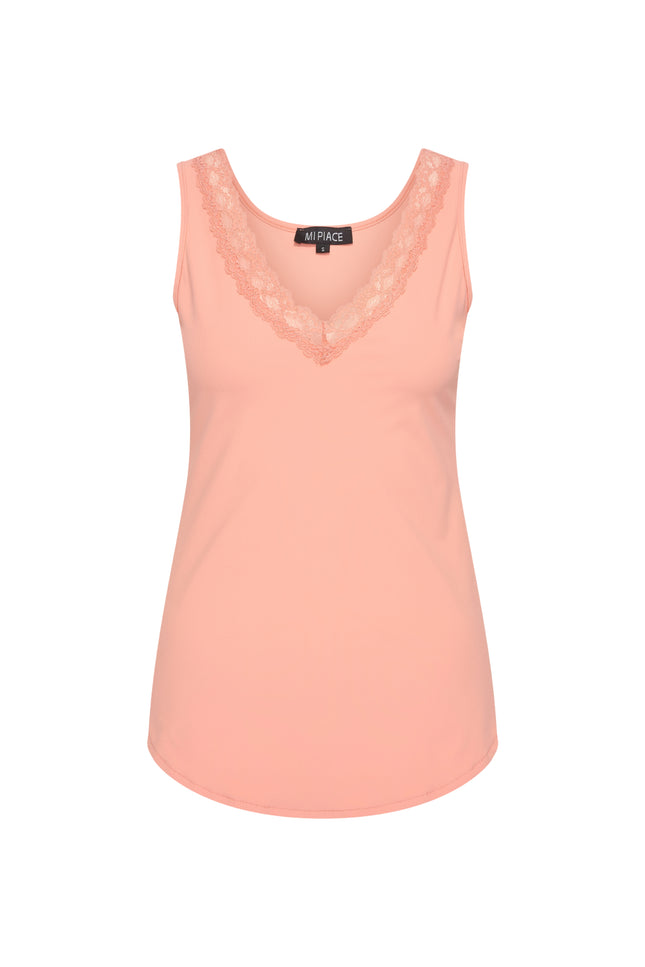 Mi Piace Travel Top Kant Peach Amber 202129 Stretchshop.nl