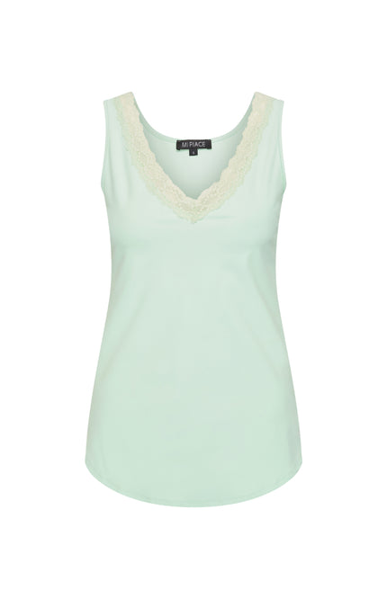 Mi Piace Travel Top Kant Pistachio 202129 Stretchshop.nl