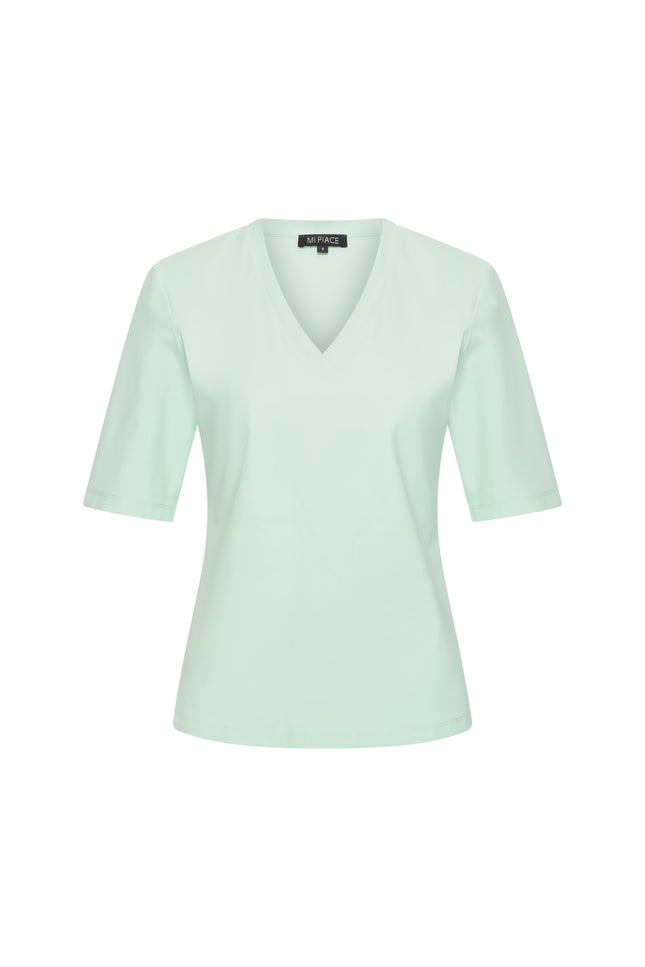 Mi Piace Travel Top Pistachio 202271 Stretchshop.nl