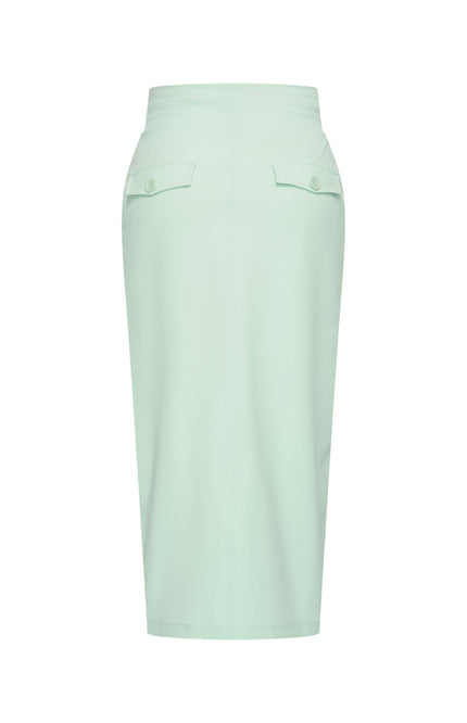 Mi Piace Heavy Travel Rok Pistachio 202424A Stretchshop.nl