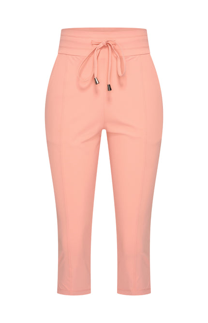 Mi Piace Heavy Travel Broek Capri Peach Amber 202820 Stretchshop.nl