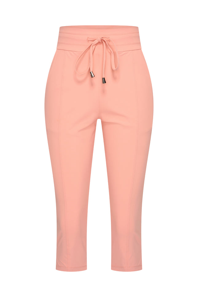 Mi Piace Heavy Travel Broek Capri Peach Amber 202820 Stretchshop.nl