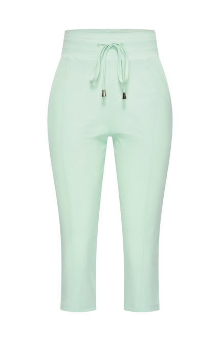 Mi Piace Heavy Travel Broek Capri Pistachio 202820 Stretchshop.nl