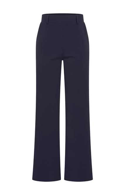 Mi Piace Travel Broek Wide Navy 202831 Stretchshop.nl