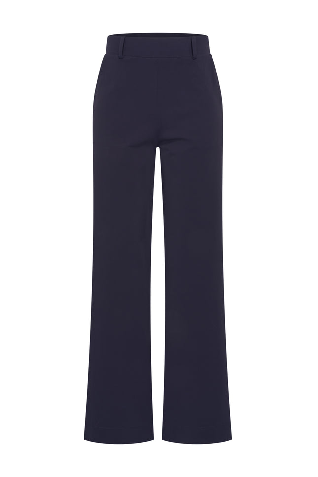 Mi Piace Travel Broek Wide Navy 202831 Stretchshop.nl