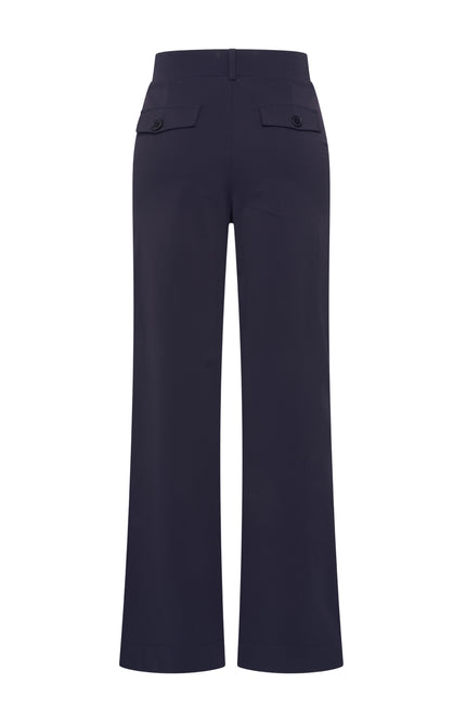 Mi Piace Travel Broek Wide Navy 202831 Stretchshop.nl