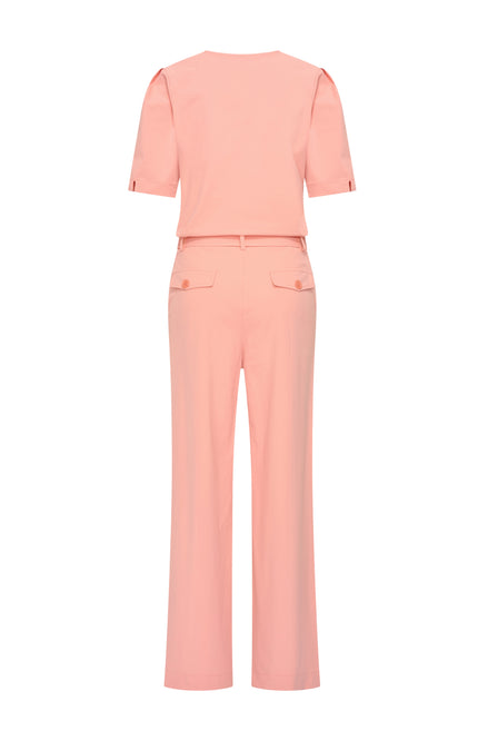 Mi Piace Heavy Travel Jumpsuit Wrap Peach Amber 202839A Stretchshop.nl