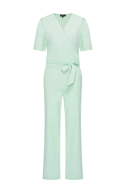 Mi Piace Heavy Travel Jumpsuit Wrap Pistachio 202839A Stretchshop.nl