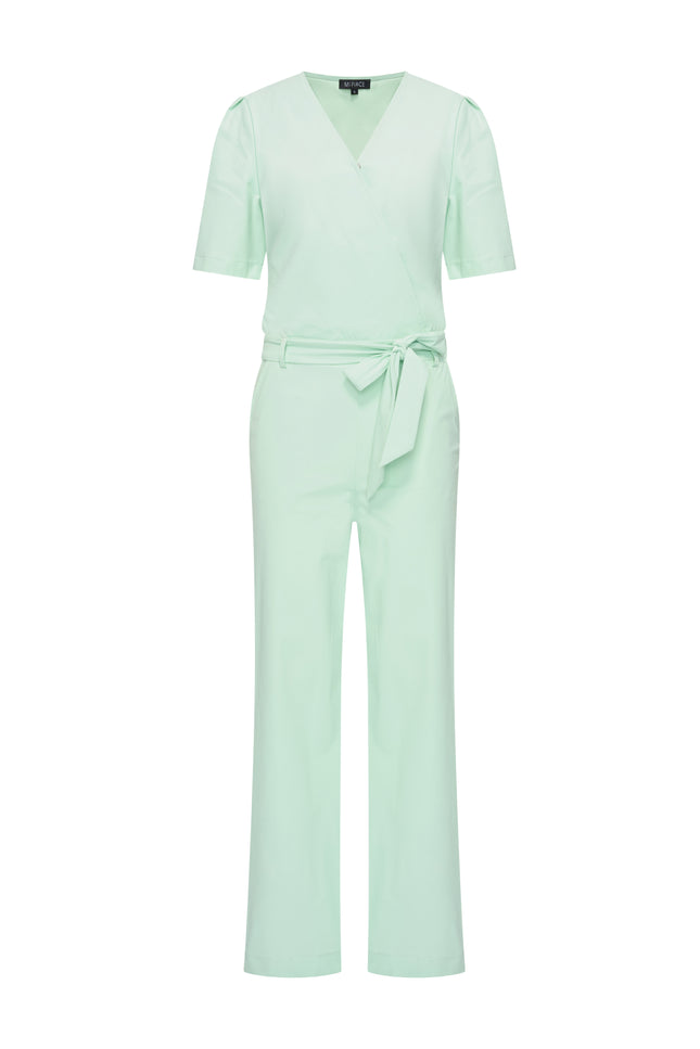 Mi Piace Heavy Travel Jumpsuit Wrap Pistachio 202839A Stretchshop.nl