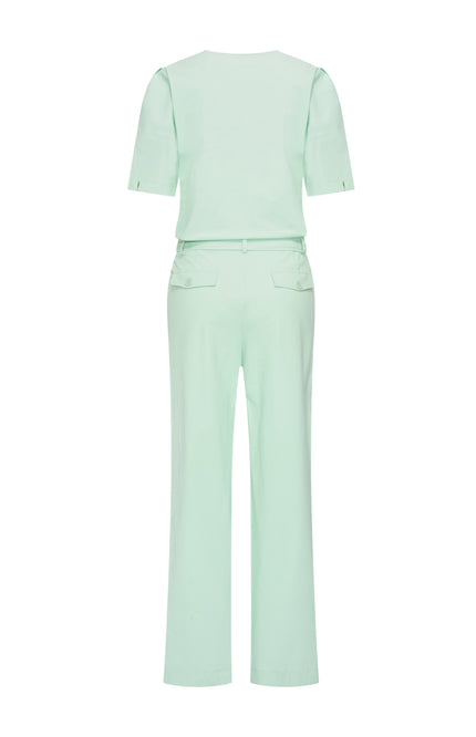 Mi Piace Heavy Travel Jumpsuit Wrap Pistachio 202839A Stretchshop.nl