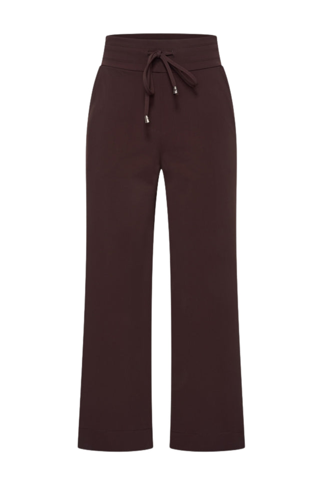 Mi Piace Travel Broek Flared Espresso 202089 Stretchshop.nl