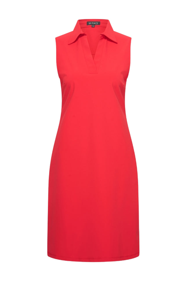 Mi Piace Travel Jurk Red 202443 Stretchshop.nl